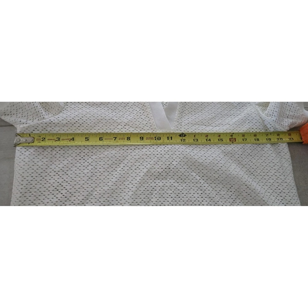 Tory Burch 70s Retro-Sporty Preppy Quiet Luxury Old Money Eyelet Preppy Top SZ L - Picture 9 of 12